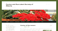 Desktop Screenshot of albertacactusandsucculent.org